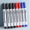 Marcadores para pizarra blanca que no dejan residuos al limpiarlos, fáciles de borrar, a base de agua, prácticos, portátiles, duraderos y adecuados para el uso diario, con un diseño simple y práctico