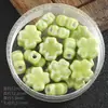 Accesorios para Joyería DIY Macarrón Cuentas de Cerámica Trébol de Cuatro Hojas Colores Variados Cuentas Sueltas Material para Pulsera y Collar Accesorios con Cuentas