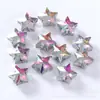 Broca de garra estrela de cinco pontas/Broca de vidro cristalino/Broca de garra costurada à mão/DIY/Vestido de noiva/Grampo de cabelo/Acessórios