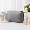 Neceser de viaje con separación húmeda y seca, bolsa de maquillaje portátil para viajes de negocios, caja de almacenamiento, set de tocador para hombres y mujeres