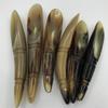 Tianlan scalper horn placa de raspagem de cristal meia vara chifre raspador parte traseira pescoço flor escultura seção massagem vara