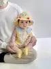 Macacão de Bebê Verão Fino Algodão Puro Bebê Desenho Animado Macacão Sem Mangas Roupa de Engatinhar Roupas de Verão Roupas para Ar Condicionado Externo