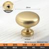 Maçanetas Pequenas para Portas Longas Douradas Estilo Francês Maçanetas de Móveis Sólidas Estilo Americano Ouro Brilhante para Armários Guarda-roupas Gavetas