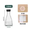 Botella de Vidrio para Condimentos de Cocina Sellada Botella Vacía de Salsa de Soja Vinagre 150ml Botella de Vinagre para Mesa de Comedor Botella de Condimentos con Boquilla para Aceite Botella de Vidrio