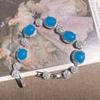 Joyería de cristal de calcedonia en polvo de alto grado con circón de alto carbono, traje nuevo, moda vintage, collar y pendientes de industria pesada
