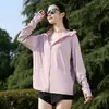 Ropa de Protección Solar para Mujer, Nuevo Modelo Verano 2026, Protección UV, Ropa Exterior, Seda de Hielo, Delgado, Transpirable, Visera Desmontable, Chaqueta de Ciclismo