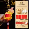 Linternas del Festival de Mediados de Otoño, Linternas de Bambú Estilo Antiguo, Linternas Luminosas de Bolso, Linternas de Conejo Tejidas a Mano para Niños