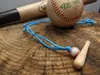 Bate de Béisbol de Madera Creativo de Venta Caliente Transfronteriza, Collar con Cordón de Béisbol Ajustable, Regalo de Coordinación para Eventos Deportivos