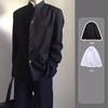 Conjunto de uniforme DK de terno de túnica chinesa de terno casual xuelan terno masculino terno bonito terno de estudante universitário casaco versátil masculino
