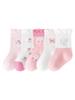 Calcetines para Bebé Otoño Nuevas Llegadas, Algodón Grado A, Sin Costuras, No Aprietan, Con Borde de Encaje, Calcetines Transpirables para Niños, Calcetines de Media Pantorrilla para Niñas