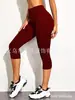Venta Caliente Transfronteriza Ropa de Yoga Fitness para Mujer Estilo Europeo y Americano Mallas Deportivas Pantalones Cortos para Mujer con Bolsillo Cruzado Venta al por Mayor