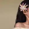 Individuos AmbiciososColorido y VibranteFuegos Artificiales Retorcidos de Colores Pasador para el Cabello Atmósfera de Año Nuevo Pin Lateral Accesorio para el Cabello