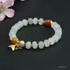 Pulsera de Jade Natural Guan Yu Jade Verde de Tianshan Círculo Único para Mujer Venta al por Mayor de Fábrica Transmisión en Vivo Dropshipping S3050503