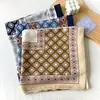 Xale JM estilo vintage old money, novo lenço de alta qualidade de luxo leve estilo britânico para proteção solar em ambientes com ar condicionado