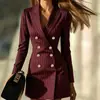 Outono 2026 Nova Saia para o Trabalho Roupas Femininas Transfronteiriças Europeias e Americanas Dropshipping Moda Elegante Saia de Terno Listrada