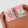 Material Termoencogible DIY Tela de Tirar Material para Perlas de Páginas de Libros a Través de Agujero Accesorios de Dibujos Animados Cadena DIY para Teléfono Móvil Llavero