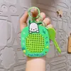 Placa de Desenho Criativa Sanli Ou com Bolas de Aço Chaveiro de Desenho Animado Kuromi Fofo Pingente de Bolsa para Casal Pequeno Presente Brinquedo