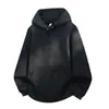 Sudadera con capucha de peso pesado estilo americano de talla grande para hombre Primavera y Otoño 2026 Chaqueta con cremallera de manga larga Sudadera deportiva casual tie-dye para hombre