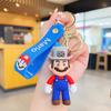 Llavero Colgante Muñeco Mario de Dibujos Animados Venta al por Mayor Lindo Pequeño Regalo Colgante para Bolsa de Pareja Llavero para Llaves de Coche