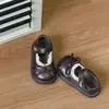 Zapatos Mary Jane de Encaje con Lazo para Niñas, Nuevo Estilo Otoño, Dulces Zapatos de Princesa para Niños de 1 a 3 Años, Zapatos para Caminar con Suela Suave