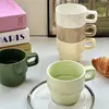 Caja de Regalo Personalizable con Logo Taza de Cerámica Simple Apilable Taza para Café Leche Taza de Regalo Fábrica de Liling
