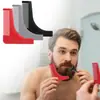 Pente para barba ferramenta de cuidados escova de barba pente plano para barba masculina atacado cuidados com o cabelo comércio exterior modelo de corte de cabelo para estilizar pente