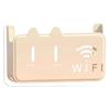 Decodificador de TV inalámbrico con wifi, enrutador, estante de almacenamiento, caja de almacenamiento sin perforaciones, caja de protección decorativa montada en la pared