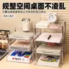 Estante de almacenamiento de escritorio organizador de estación de trabajo para archivos y libros de oficina estante organizador para dormitorio de estudiante