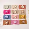 Venta Caliente de Exportación Europea y Americana Set de Diademas para Bebé Diadema de Nylon Suave con Flor para Bebé Niña Diadema Suave para Cabello de Bebé 4117