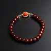 Pulseira de Sândalo de Folhas Pequenas Estilo Antigo de Fio Único, Venda Quente Cultural e Criativa, Presente para Amigos, Melhores Amigos, Colegas de Classe, Idosos, Atacado, Transmissão ao Vivo