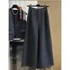 Atuendo de Moda para Mujer 2026: Conjunto de Dos Piezas para Otoño: Chaleco Holgado sin Mangas y Pantalones de Pierna Ancha con Cintura Semi-Elástica