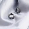 Brincos de Rosa Transfronteiriços para Homens, Brincos da Moda com Design de Nicho Retrô para Mulheres, Simples e Estilosos, Acessórios Versáteis