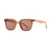 Nuevas gafas de sol GM forma cóncava para hombre y mujer ojo de gato anti ultravioleta famoso de Internet gafas de alto sentido marrón polarizadas
