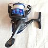 Carrete de Pesca Modelo 200 con Hilo, Mini Carrete de Pesca, Carrete de Pesca de Plástico Galvanizado, Carrete de Pesca para Caña de Mar de Comercio Exterior, Carrete de Pesca Giratorio Transfronterizo