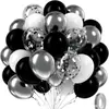 Conjunto transfronteiriço de 0 peças de balões metálicos de látex com lantejoulas flutuando no ar com hélio para decoração de aniversário e eventos de festa