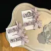 Pinza para el Cabello con Lazo de Diamante Rosa Brillante Estilo K para Mujer, Gama Alta, Rejuvenecedor, Cabello Suelto, Pinza de Pico de Pato, Nuevo Elegante Accesorio para el Cabello