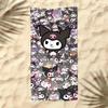 Sanrio toalha de praia infantil dos desenhos animados gatinho gato impressão toalha de banho à beira-mar microfibra natação de secagem rápida
