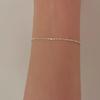 Evento feliz viento frío mijo guisantes tobillera femenina plata esterlina s925 versión coreana de todo-fósforo minimalista joyería de pie para estudiante cadena lisa