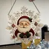 Atrapasol Copo de Nieve Navideño Pintura Diamante Navideña Adorno Acrílico con Forma de Copo de Nieve S