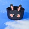 Venta Caliente Cubierta de Taza de Silicona de Dibujos Animados Goma Suave Conejo Lindo Anti-quemaduras Aislante Accesorios para Tazas Stanley Portavasos Fabricante Venta al por Mayor