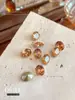 Punto Maillard Base Cónica Zircón Color Champaña Corazón Estéreo Azúcar de Roca Huevo de Paloma Joyería para Uñas Decoración de Uñas Diamante Al por Mayor