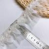 Renda plissada de malha de três camadas tridimensional roupas para bonecas acessórios Lolita renda para cortina acessórios diy