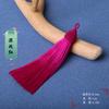 Tapa Roscada Borla Flecos Anillo de Tirar Pequeño Marcador de Libros DIY Colgante de Bolsita Accesorios para Ropa Estilo Étnico