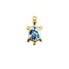 Colgante de aleación con estampado de dibujos animados lindo transfronterizo, Accesorios de tortuga, Animales, Pulsera DIY, Colgante de collar, Accesorios de joyería