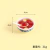 Estilo Chino PVC Porcelana Azul y Blanca Artificial Tazón Pequeño Fideos de Verduras Juguete de Comida Miniatura Modelo de Comida de Cocina Props de Semana de Captura