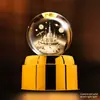 Luz Noturna de Planeta com Bola de Cristal Giratória Enfeites Criativos para Mesa Artesanato Feng Shui Presentes para Professores Novos Produtos Transfronteiriços