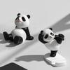 Suporte de Celular Panda Fofo para Mesa de Escritório Presente Criativo Decoração de Casa Pequenos Enfeites Resina Presente de Aniversário