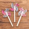 6 colores 25*62MM Accesorios de resina acrílica DIY combinación de colores molino de viento colgante de piruleta adornos para equipaje ropa