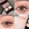 E-commerce Transfronteiriço Gege Bear Paleta de Sombras Três Cores Olhos de Cristal Shimmer Fino Perolado Matte Maquiagem Diária Leve Iluminador Sulco Lacrimal