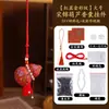 Colgante de Calabaza de Brocado Dinastía Song para Bolsa de Incienso, Kit de Materiales para Bolsa de Incienso de Ajenjo Hecho a Mano Estilo Chino DIY, Adorno para Colgar en el Coche, Colgante Pequeño de Fortuna y Prosperidad